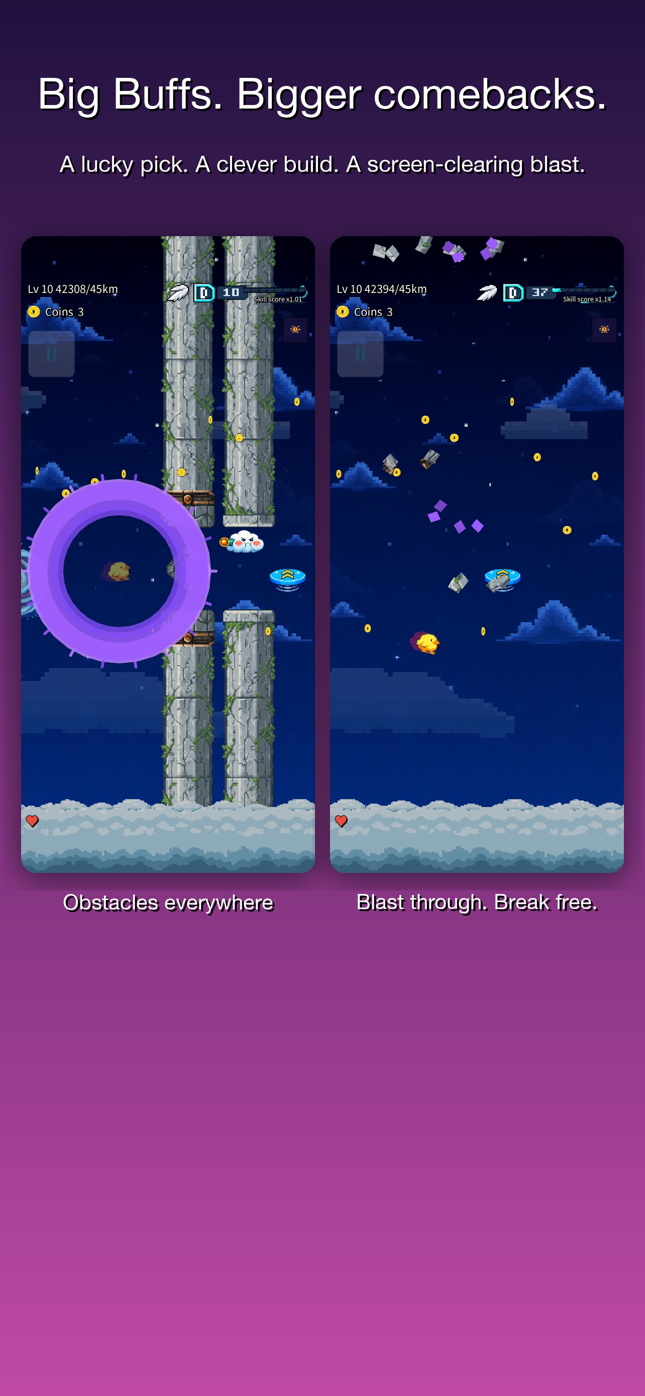 Shockwave clears hazards